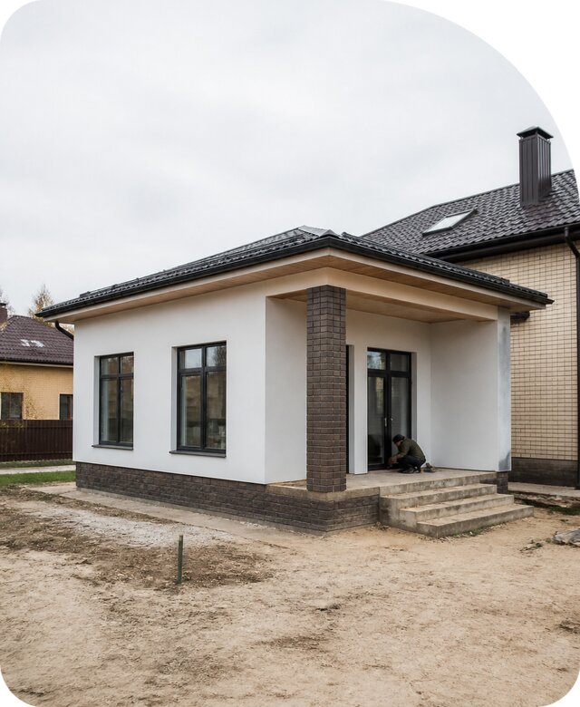 Строительство одноэтажной пристройки в Камышине от 462420 р. | РадиДОМА-Кмш